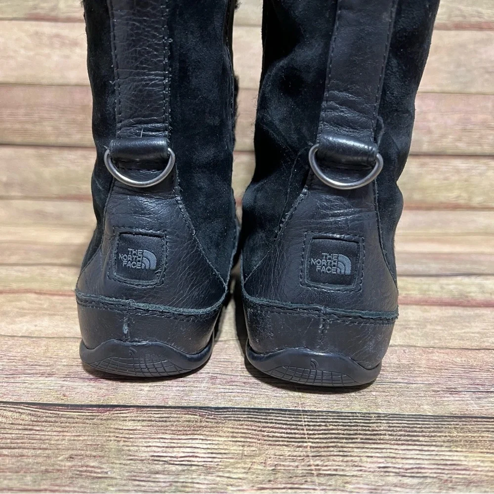 The North Face Black Suede Artic Lace Up Winter Boots